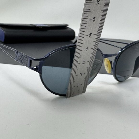 Vintage Yves Saint Laurent Eyeglasses Frame 4135 Y 388 Metallic Blue 53 [] 18 13 - Picture 10 of 14